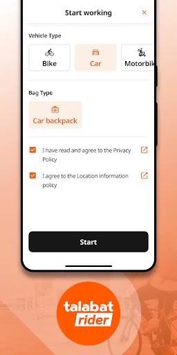 Download Talabat Rider Terbaru – Kirim Pesanan dan Hasilkan Uang - Screenshot 3