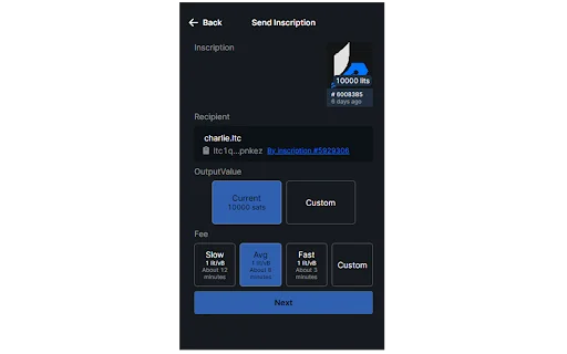 Download Litescribe Wallet Terbaru – Dompet Litecoin Ordinals - Screenshot 2