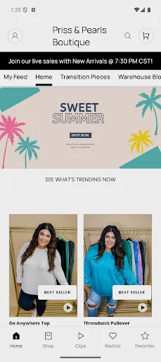 Download Priss & Pearls Boutique – Belanja Fashion Wanita Terbaik - Screenshot 1