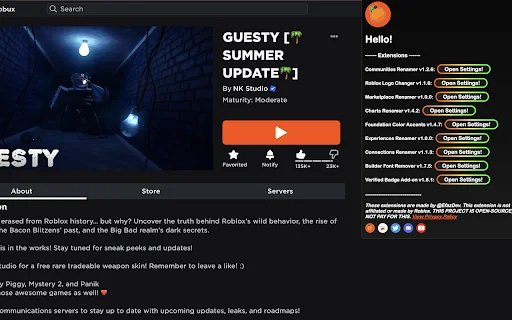 Download Efaz’s Roblox Extension Terbaru – Kustomisasi Gratis - Screenshot 4