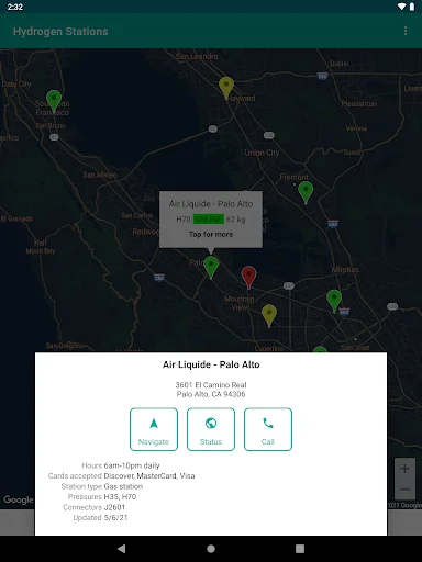 Download Hydrogen Stations USA Terbaru – Temukan SPBU Hidrogen - Screenshot 21